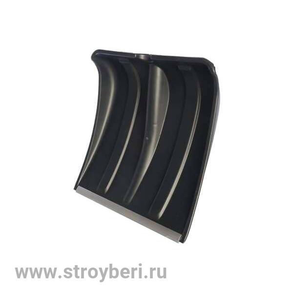 Лопата снег пласт 380х365 б/ч Снежок  с оцинк планкой d32мм  421222