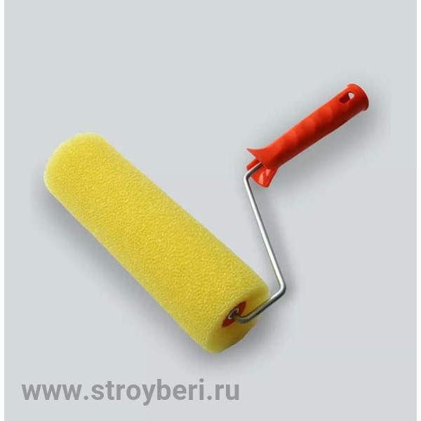 670-3240 Валик структурный Шероховатый, поролон, желтый 240 мм 'B.E.' (30шт/уп)