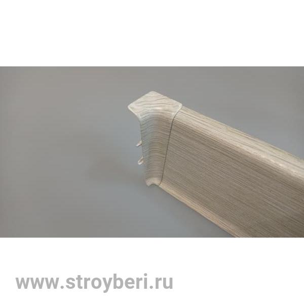 Угол внутренний ИДЕАЛ ДЕКОНИКА 418 Дуб жемчужный 70мм