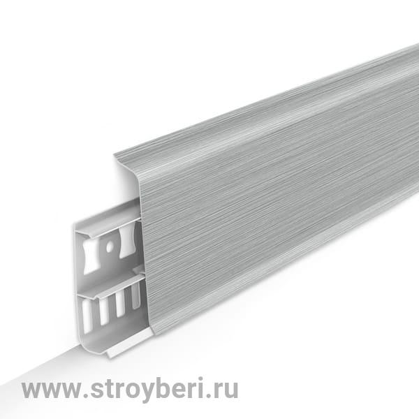 Плинтус ИДЕАЛ ДЕКОНИКА 186 Алюминий 70мм 2.2