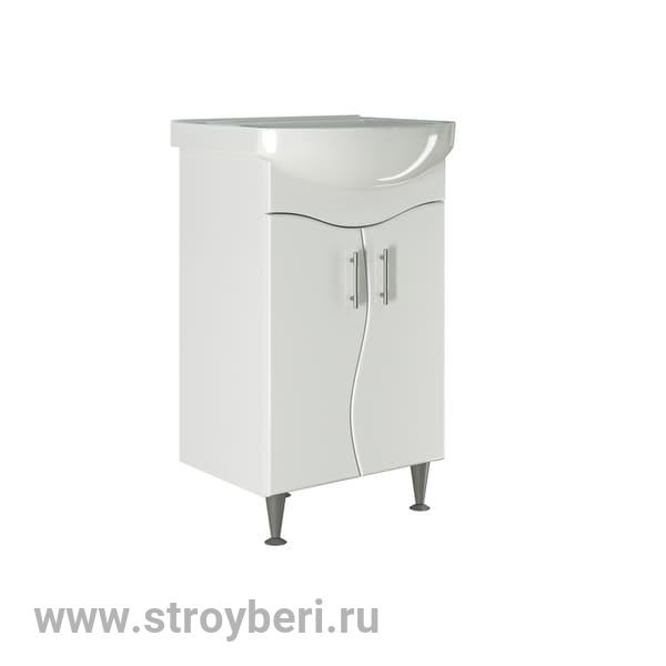 Тумба д/ванной 'АНГАРА-52' под ум.Альфана-52 (ПВХ)