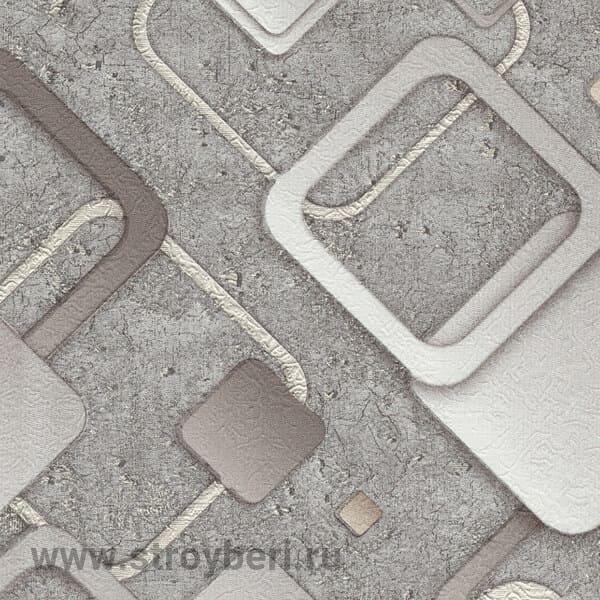 Ромбы 6275-9 (12)\обои дупл. с перл.(графит) 10,05*0,53\МОФ