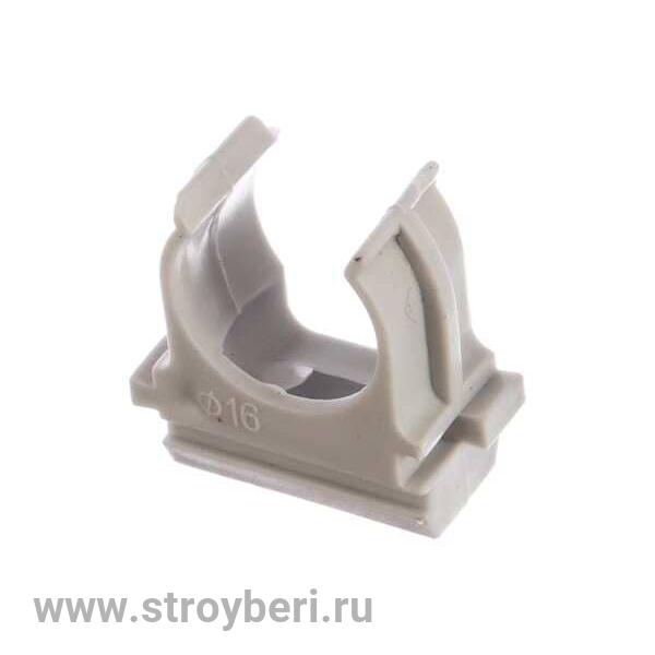 SQ0405-0101 Крепеж-клипса для трубы D16 мм с фиксатором TDM