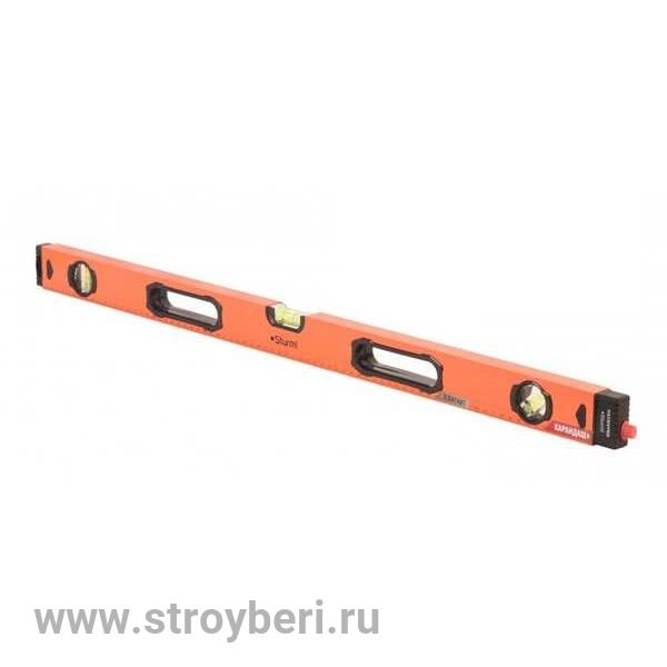 2015-09-800 Уровень 800мм, усиленный профиль,магнит,3 глазка,с КАРАНДАШОМ, КУЛИБИН,pat,Sturm!