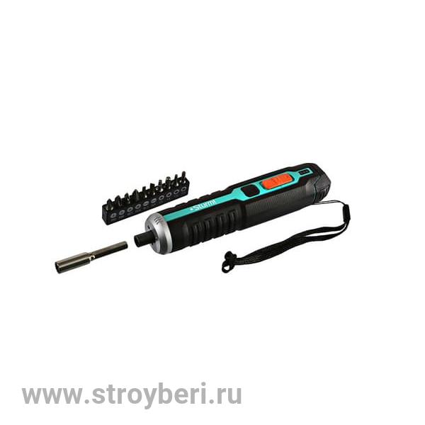 CD3404U2 Аккумуляторная отвертка Sturm!,3,6В,micro USB ,подсветка,индикат напр,набор бит,без ЗУ