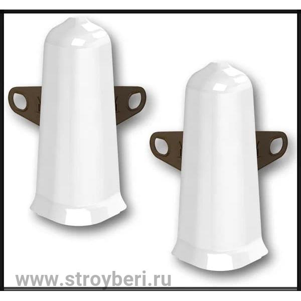 Угол наружный ИДЕАЛ ДЕКОНИКА 001-G Белый глянец 70мм