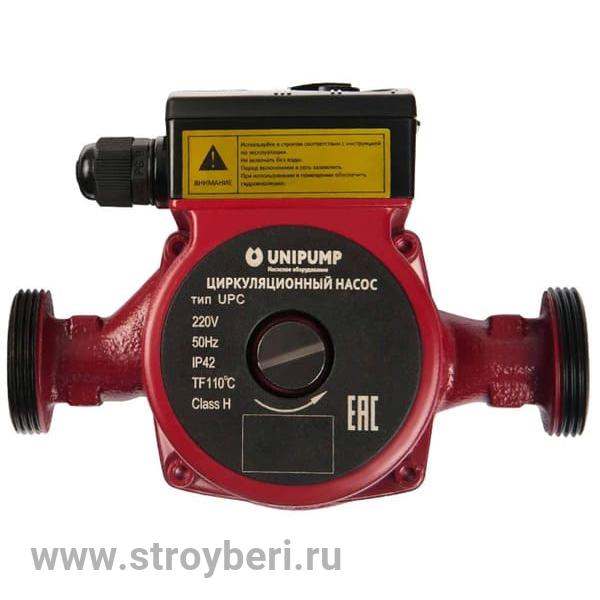 Насос циркуляционный UNIPUMP UPC 25-80 180, с гайками