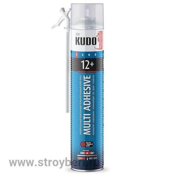 KUPH10UAU Клей-пена полиуретановый монтажный бытовой всесезонный KUDO HOME 12+ 1000мл