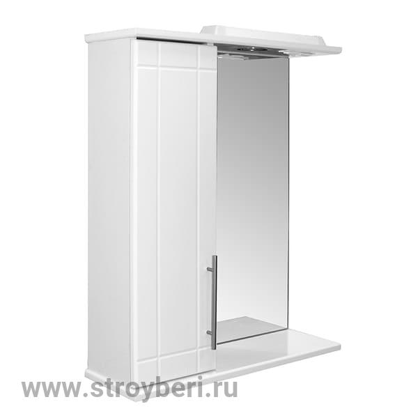 Шкаф навесной 'ВИЛЕНА-55' левый с подсветкой (ПВХ) !