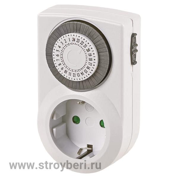 SQ1506-0101 Таймер розеточный ТРМ-Н-01-30мин/24ч-10А (суточный) упак.-термоусад.пленка 'Народный'