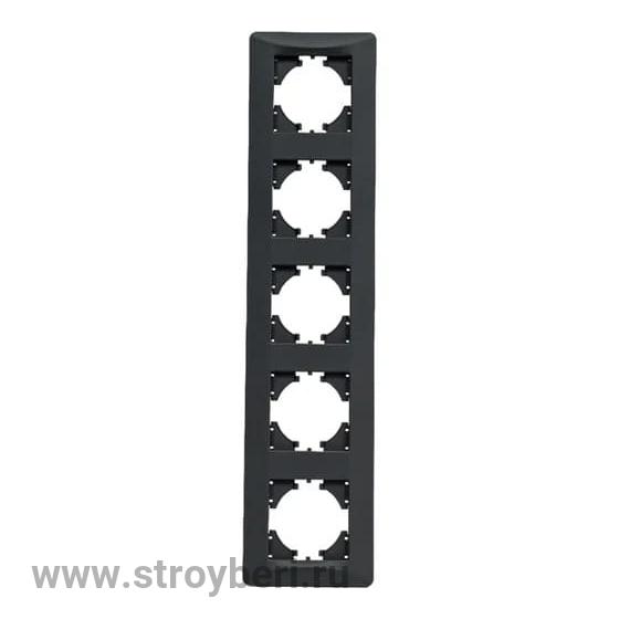 С1150-010 GUSI Ugra РАМКА 5-местная, цвет  графит.