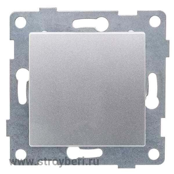 С11В4-004 GUSI Ugra МЕХАНИЗМ Перекл. (проходной) 1кл., скрытая  установка,  10А, 250В. Цвет: серебро