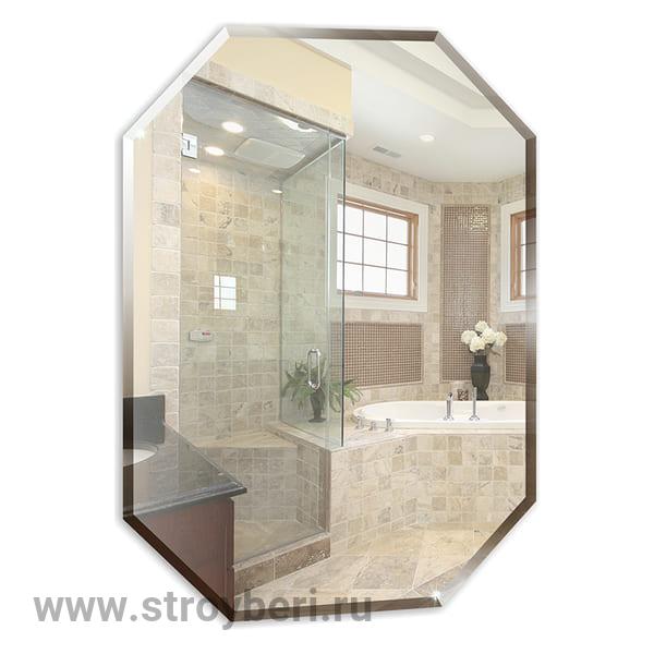 Зеркало MIXLINE 'Атлант' 500*690 б/полки с фацетом