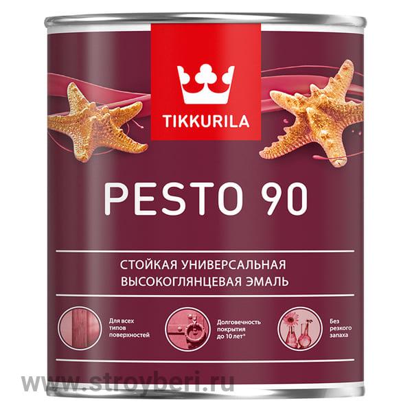 TIKKURILA PESTO 90 С в/гл алкидная краска 0.9л