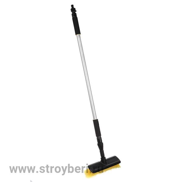 Щетка для мойки машины телеск.руч 168см(с кран)/12 771-113