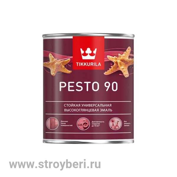 TIKKURILA PESTO 90 А в/гл алкидная краска 0.9л