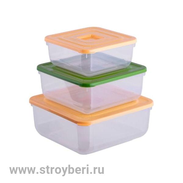 Контейнер д/СВЧ Practic Набор 3шт 0,85л+1,5л+2,3л/18/ С88733