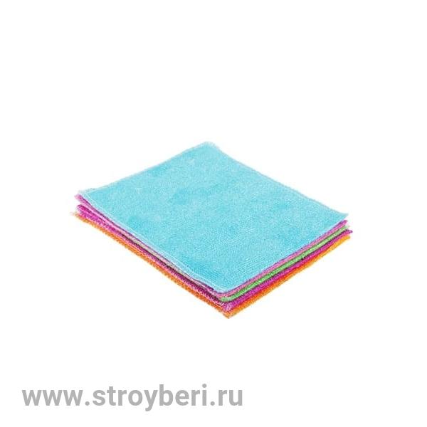 Салфетка бамбук 18*23см, 5 цветов 448-172