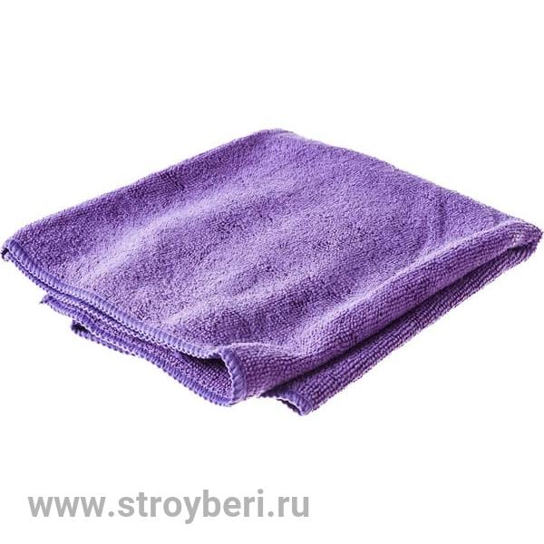 Тряпка для пола 40*50см микрофибра фиолетовый М-02F Рыжий Кот/200/ 310229