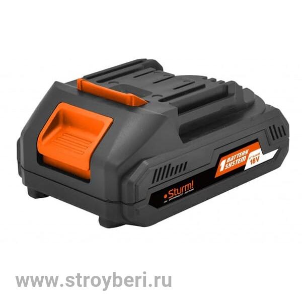 Аккумулятор Sturm! 1BatterySystem, 18 В, 2Ач SBP1802