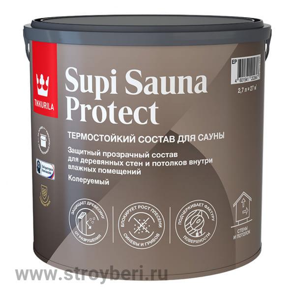 TIKKURILA SUPI SAUNA PROTECT EP защит. состав п/мат 2.7л