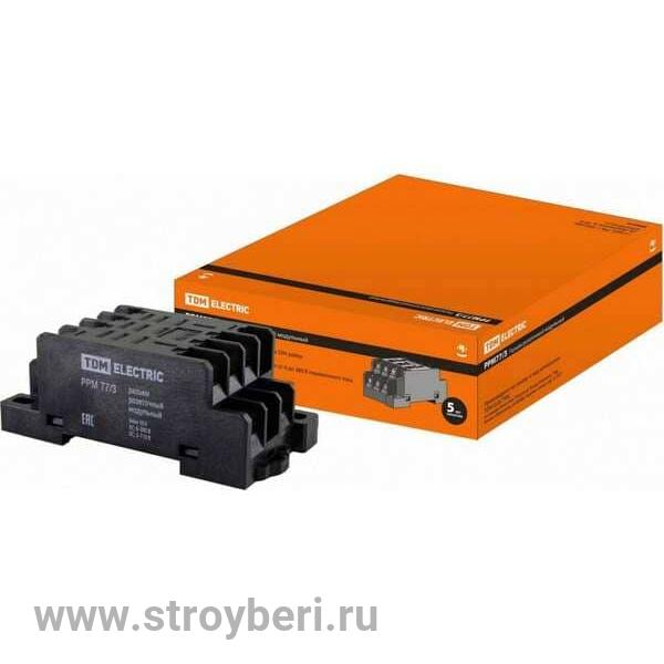 SQ0701-0005 Разъем РРМ77/3 для РЭК77/3 модульный TDM