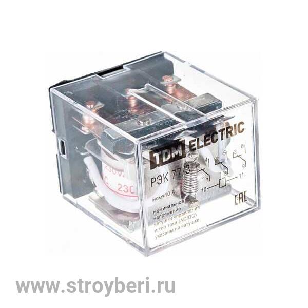 SQ0701-0001 Реле РЭК77/3 10А 230В АC TDM