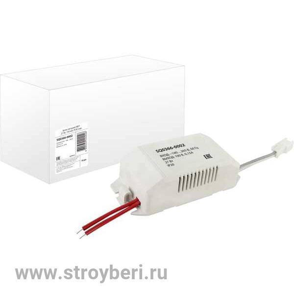 SQ0366-0002 Блок питания ИБП 27 Вт, 150 мА, IP20 нар.