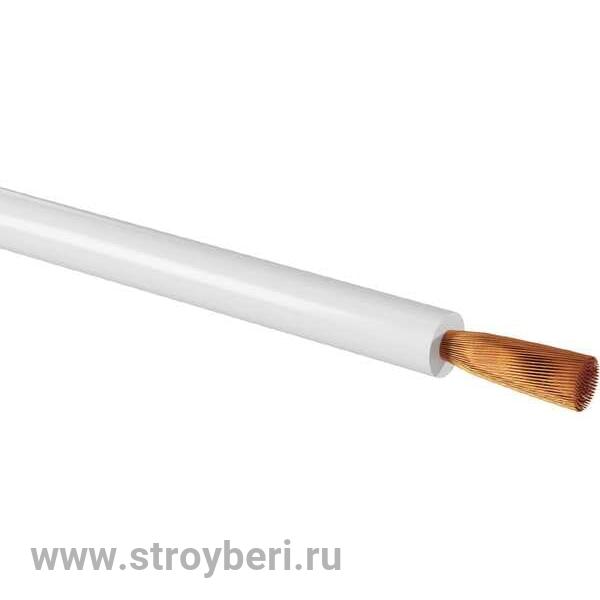 SQ0124-0841 Провод ПуГВнг(А)-LS 1х4,0 ГОСТ (100м), белый TDM