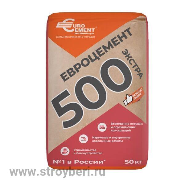 Цемент М-500 50кг (ЦЕМ I 42,5 Н) Липецк