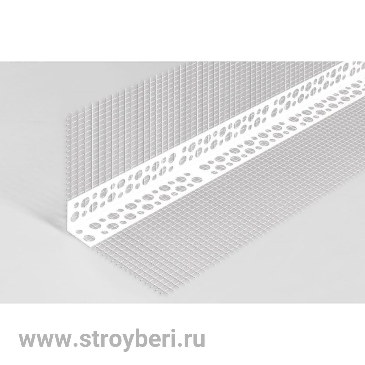 ЕвроУгол штукатурный 4мм с сеткой 100*150 3,0м Идеал