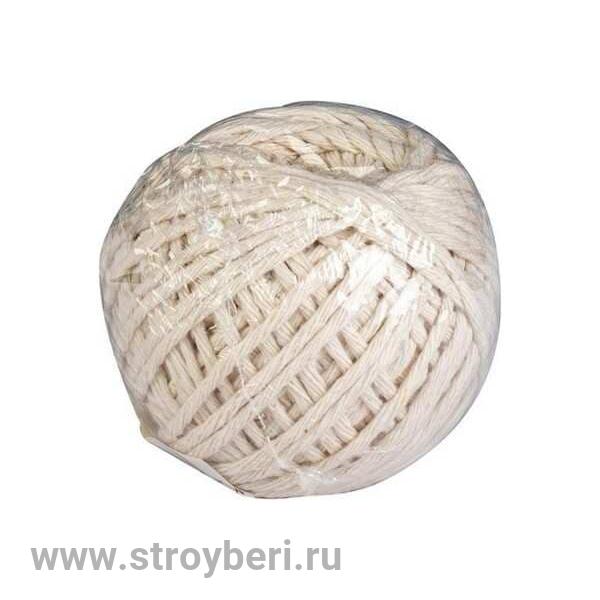Шпагат х/б 50м белый клубок 38884