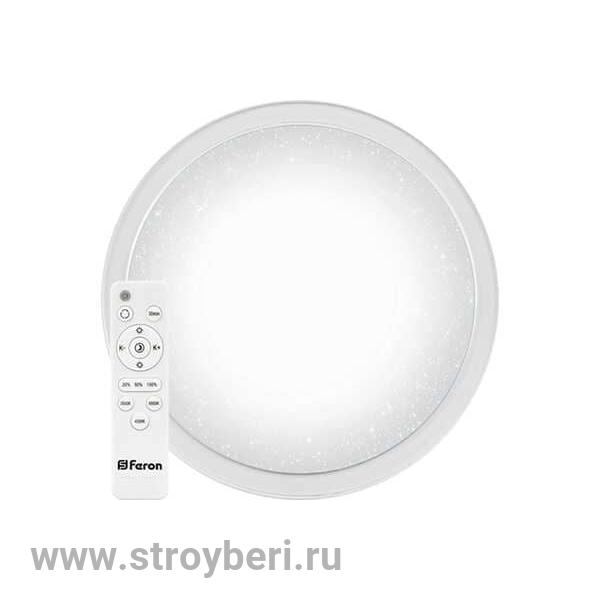 41584 Feron AL5000 70W 5300Lm 3000К-6500K IP20 накладной светильник (пульт в комплекте) 495*80