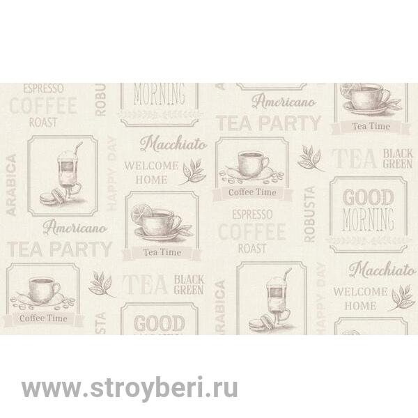 72107-24SP (6) обои виниловые на флиз основе Barista мотив