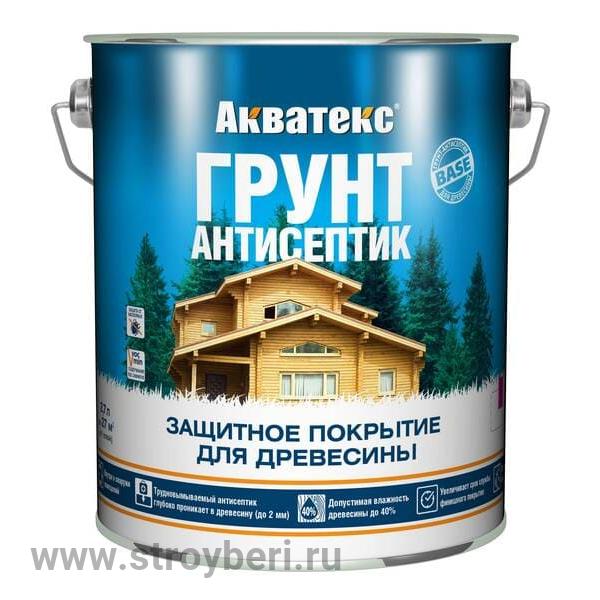 Акватекс-грунт текст.покрытие (антисептик) 2.7л