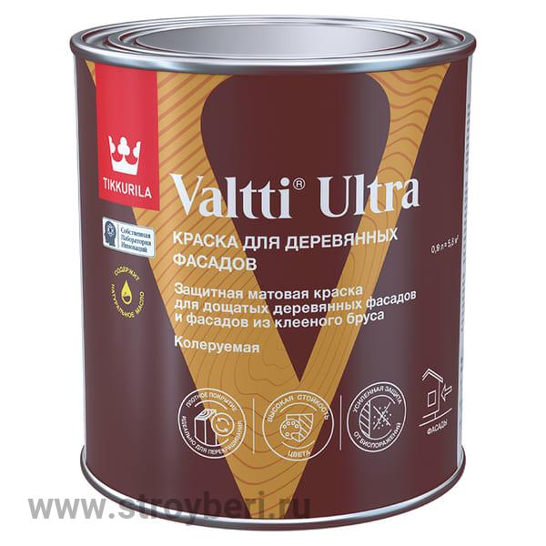 TIKKURILA VALTTI ULTRA A краска для деревянных фасадов мат 0.9л