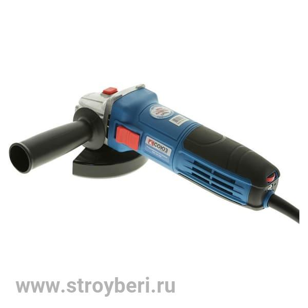 УШС-90125Е Машина углошлифовальная СОЮЗ, 125мм, 1200Вт, 4500-12000об/мин, рег.об., ТОНКАЯ РУК