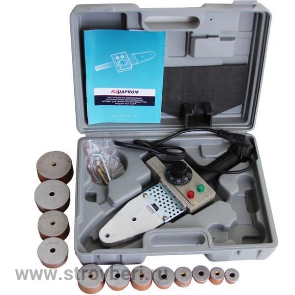 Комплект сварочного оборудования AQUAPROM M40/6 1500 Вт PP-R(в компл. насадки 20-63)Мет. короб.
