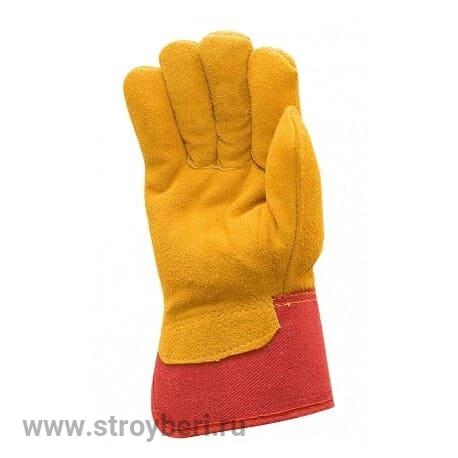 Перчатки Русские Львы утепленные стриженный мех