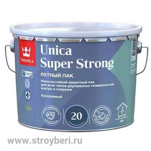 TIKKURILA UNICA SUPER STRONG EP лак в/глян. 0.9л
