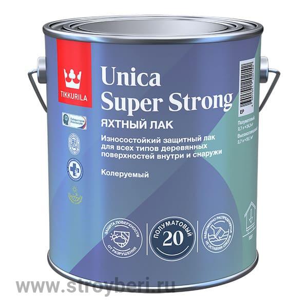 TIKKURILA UNICA SUPER STRONG EP лак п/мат. 2.7л