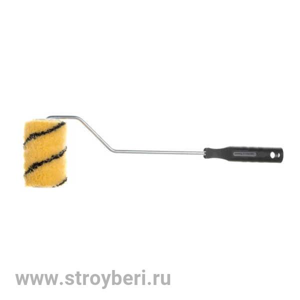 383-1100 Валик 100мм, d 42мм, бюгель 6мм (удлин. ручка), ворс 11мм, полиакрил тигр, 'B.E.' (70шт)ДН