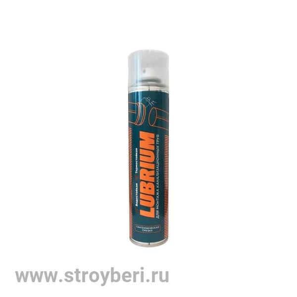 61146 Сантехническая смазка LUBRIUM, баллон, аэрозоль, 400 мл