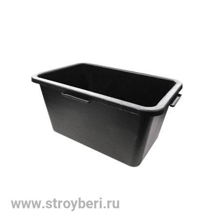 Таз пл.строительный прямоугольный 40 л. резинопластик