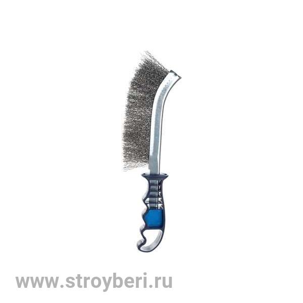 248-726 Кордщетка ручная КОБАЛЬТ стальная 240 мм, пластмассовая ручка