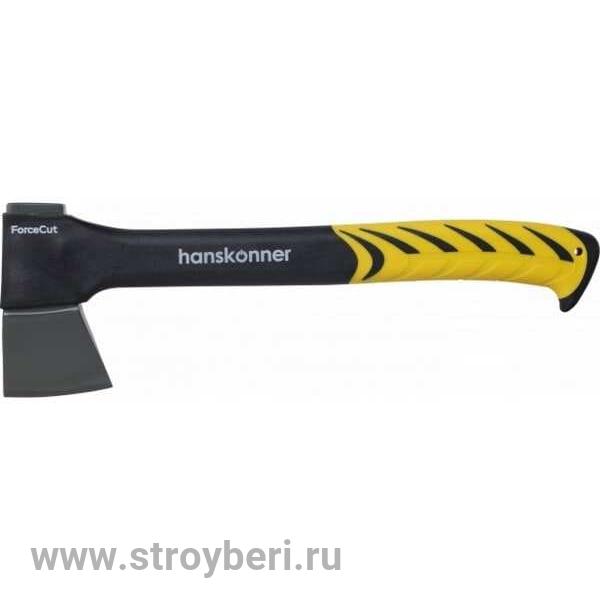 HK1015-01-FB0440 Топор 440г, общий вес 640г, длина 350мм,полая фибергласс. рукоятка, Hanskonner