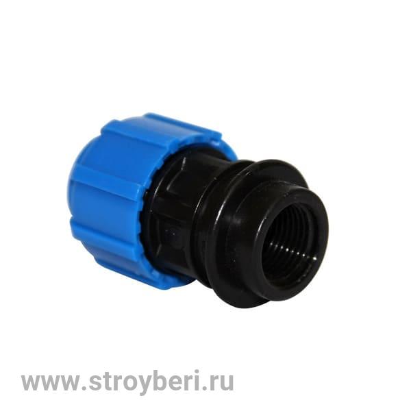 513589 Муфта переход. ПЭ с внутр. труб. резьбой 32х1 1/4'' (обж.) ТПК-Аква