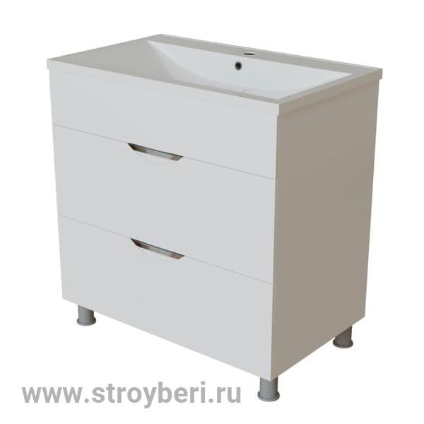 Тумба д/ванной 'ЭТЬЕН-75' под ум.Нелли-75 (ПВХ)