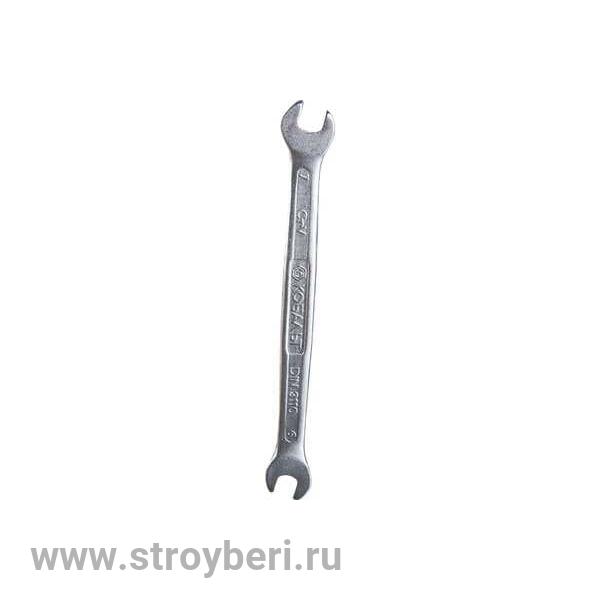 248-023 Ключ рожковый КОБАЛЬТ 6 x 7 мм Cr-V (1 шт.) подвес