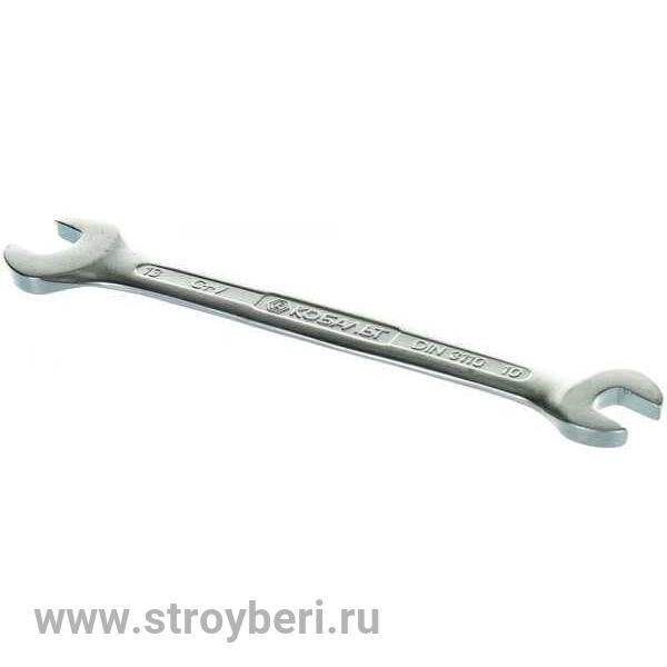 248-061 Ключ рожковый КОБАЛЬТ 10 x 13 мм Cr-V (1 шт.) подвес